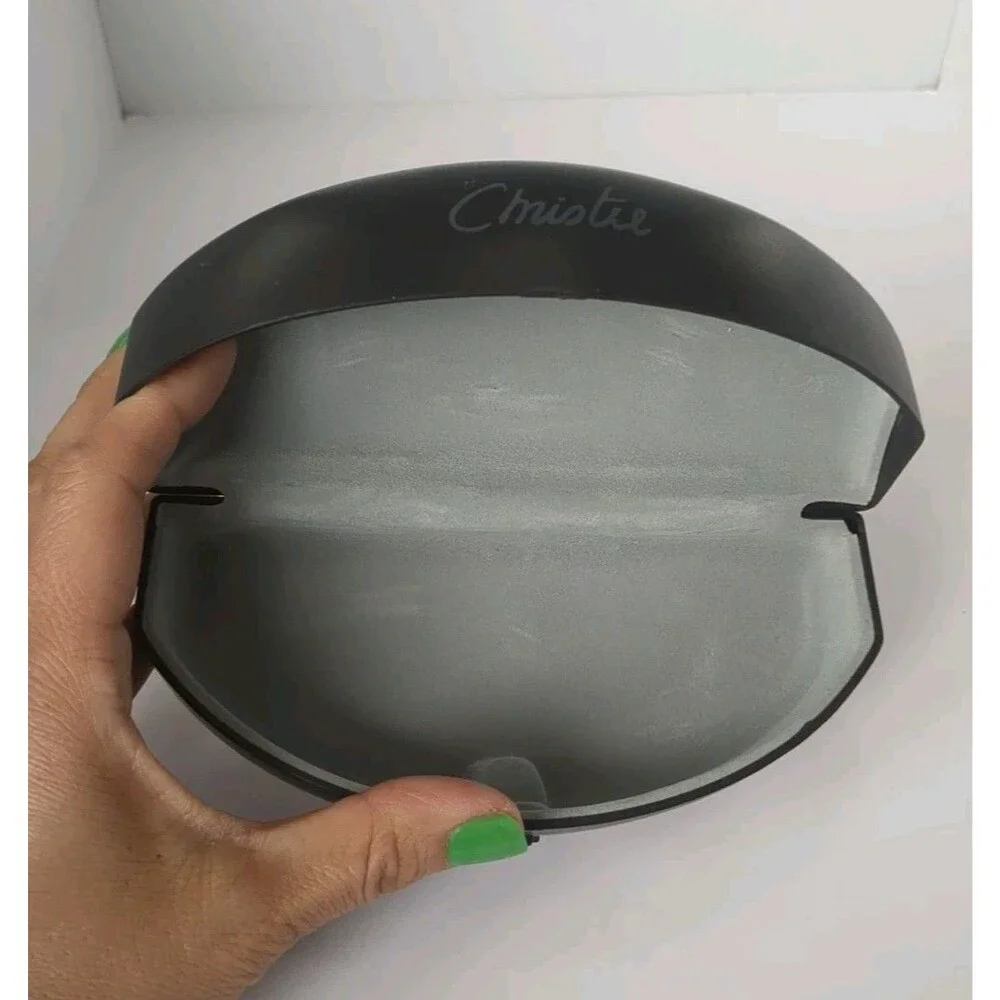 Christee Eyewear Eyeglass / Sunglass Hard Plastic Case Snap Black